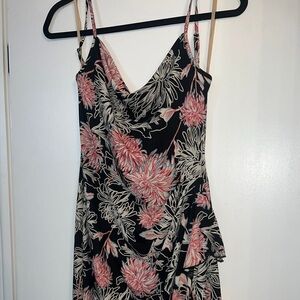BCBGMaxAzria Pink Asymmetrical Sundress for Wedding Guest